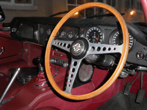 Jaguar Etype Series 1 Red Interior